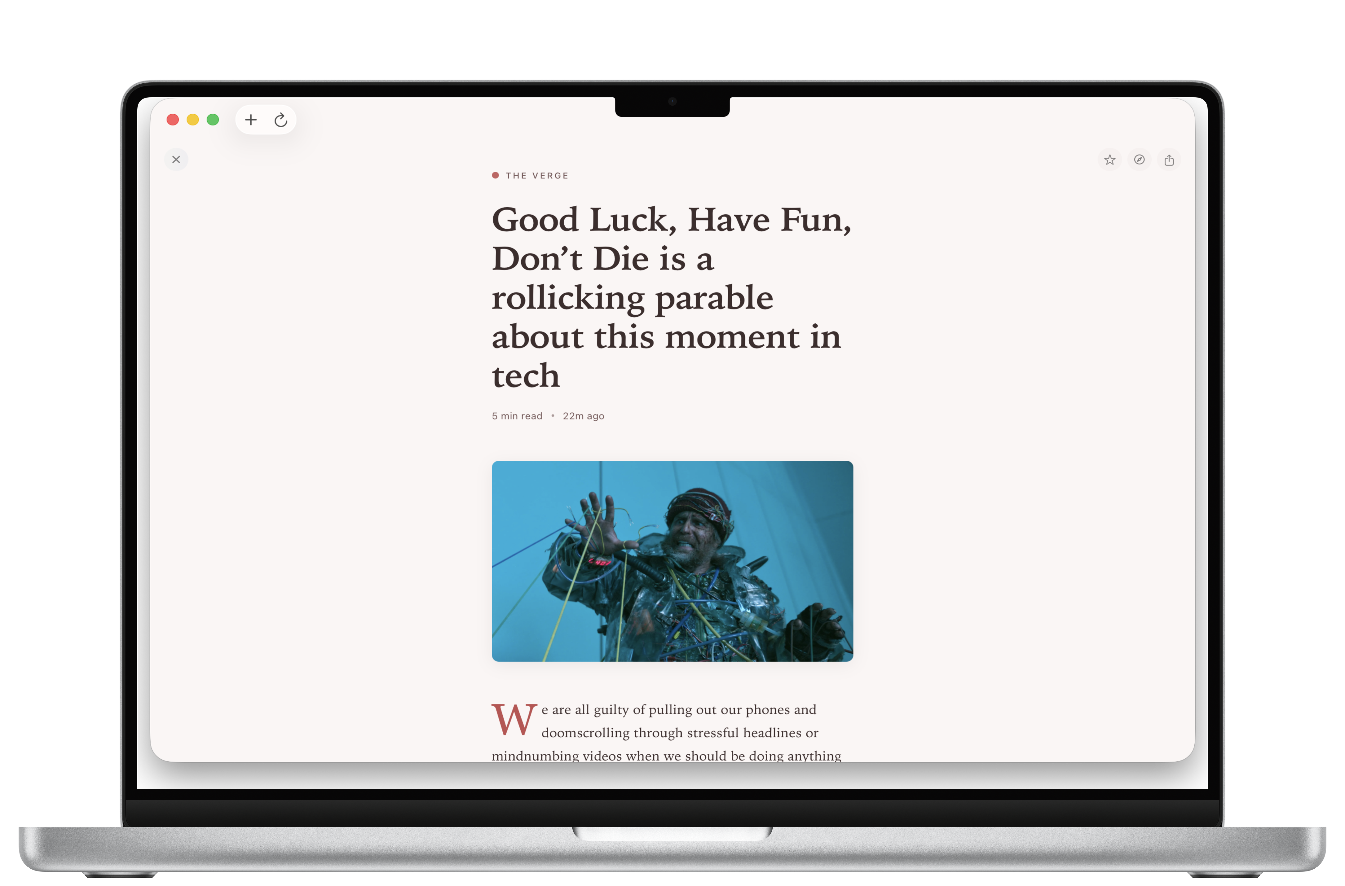Current Reader on MacBook Pro